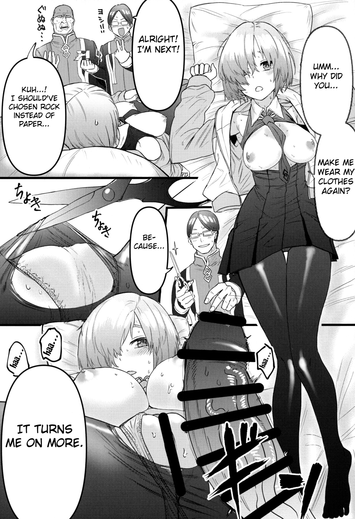 Hentai Manga Comic-Mash Does NTR with Her Seniors!-Read-15